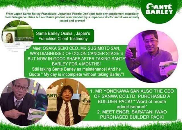 Sante Barley -Colon Cancer Stage 3 Testimonial