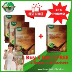 Santé Choco Barley 3+1 Promo