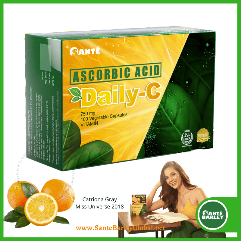 Santé Daily-C Ascorbic Acid Vitamin C 750 mg 02