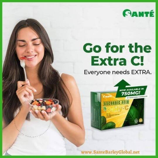 Sante Daily-C Ascorbic Acid Vitamin C 750 mg 04